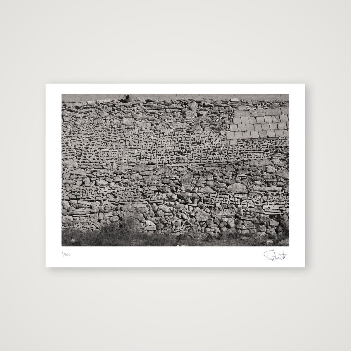 Wall. Baranco de Torrent, 2010 — A4 (30×21cm, 12×8") Print only