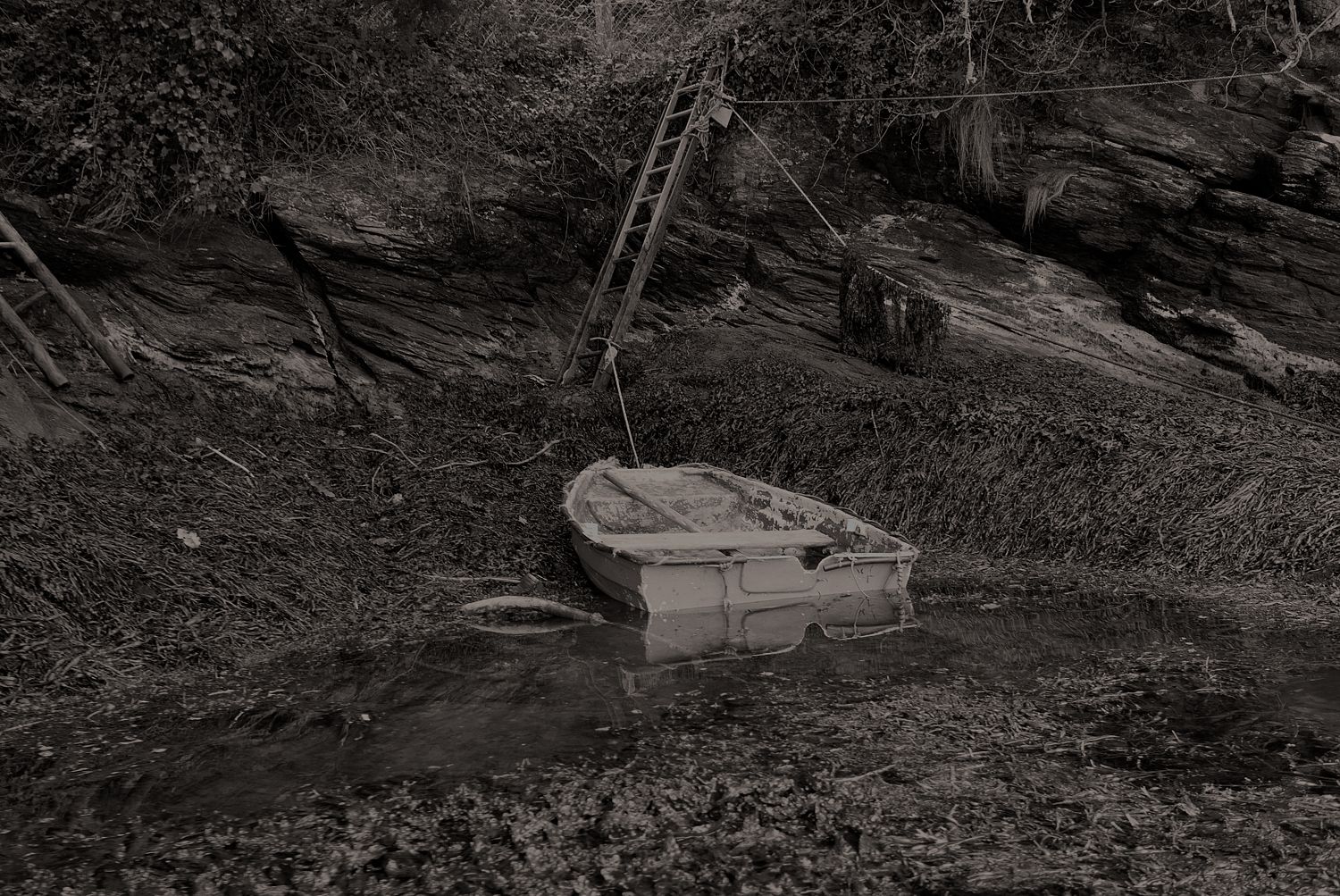 Mooring. Cornwall, 2015