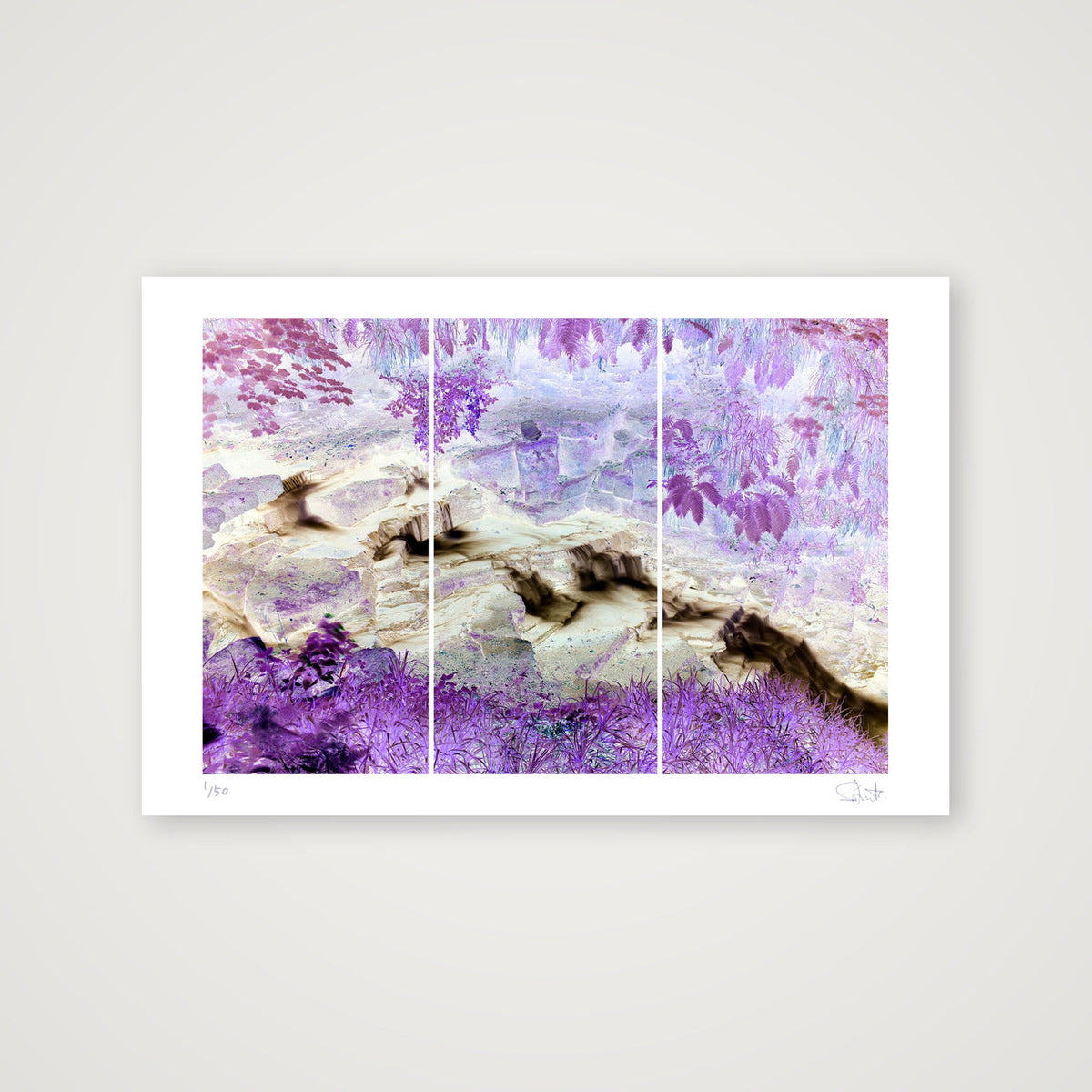 Colden Beck tryptic — 45×30cm, 18×12" Print only